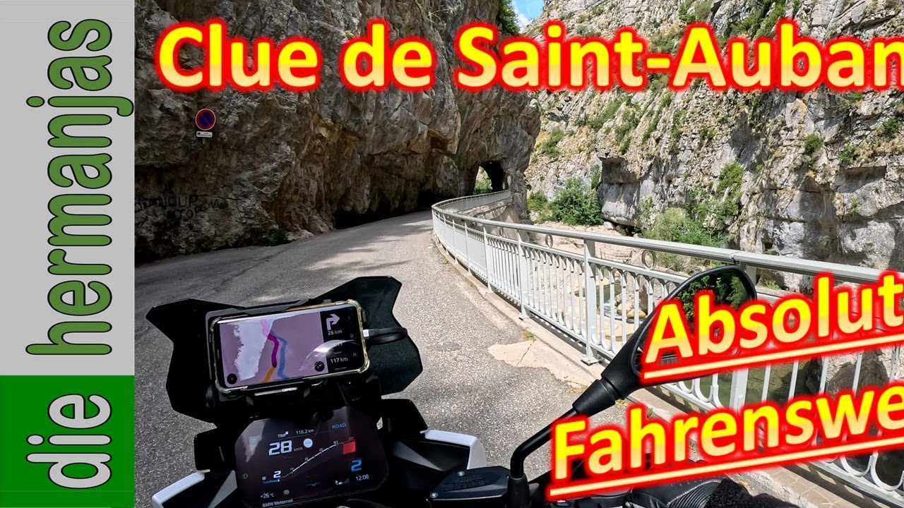 Die Schlucht Clue de Saint Auban. Wir waren positiv überrascht. Danach die D2211 einfach traumhaft