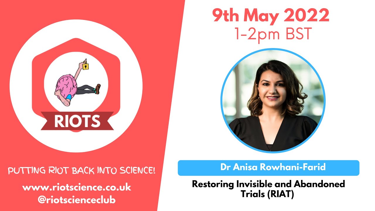 Dr Anisa Rowhani Farid | Restoring Invisible and Abandoned Trials (RIAT)