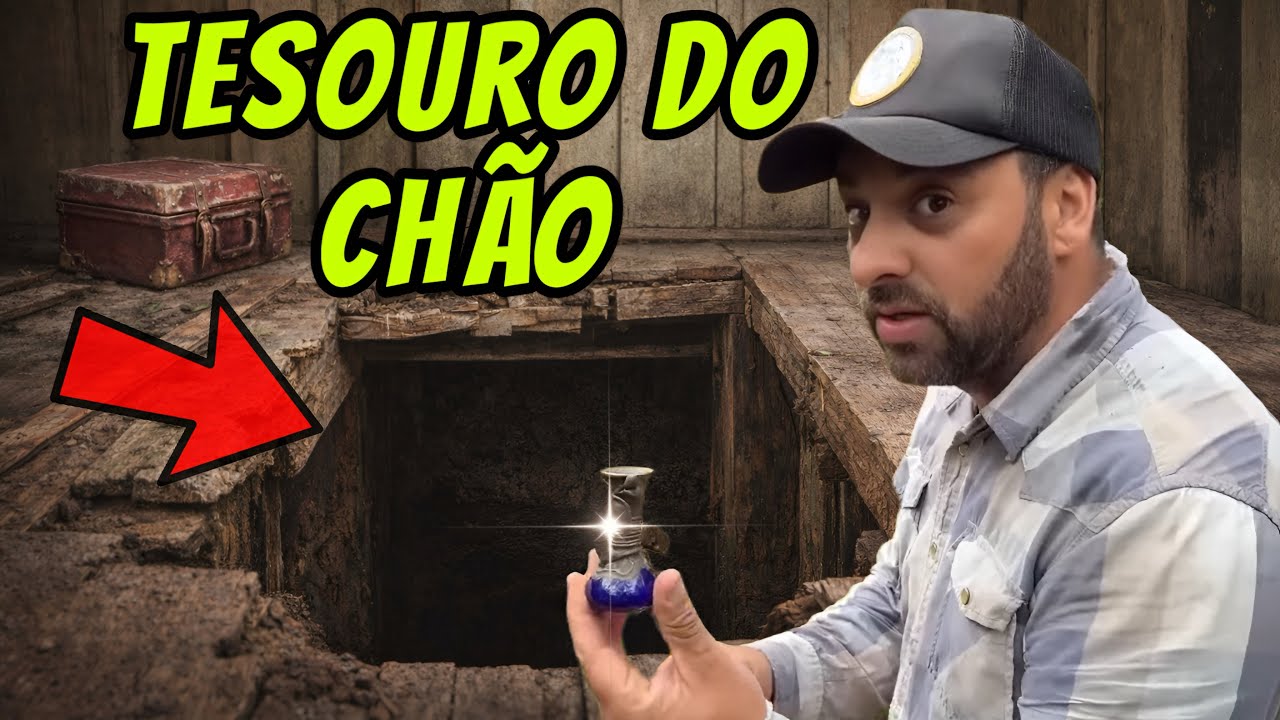 De baixo da casa tinha uma fortuna em tesouro