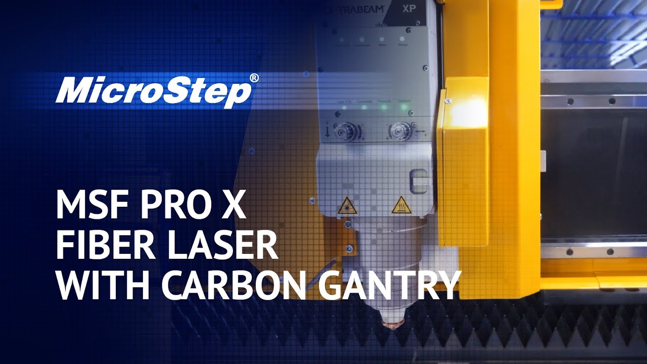 MSF Pro X – Fiber laser machine with a carbon gantry