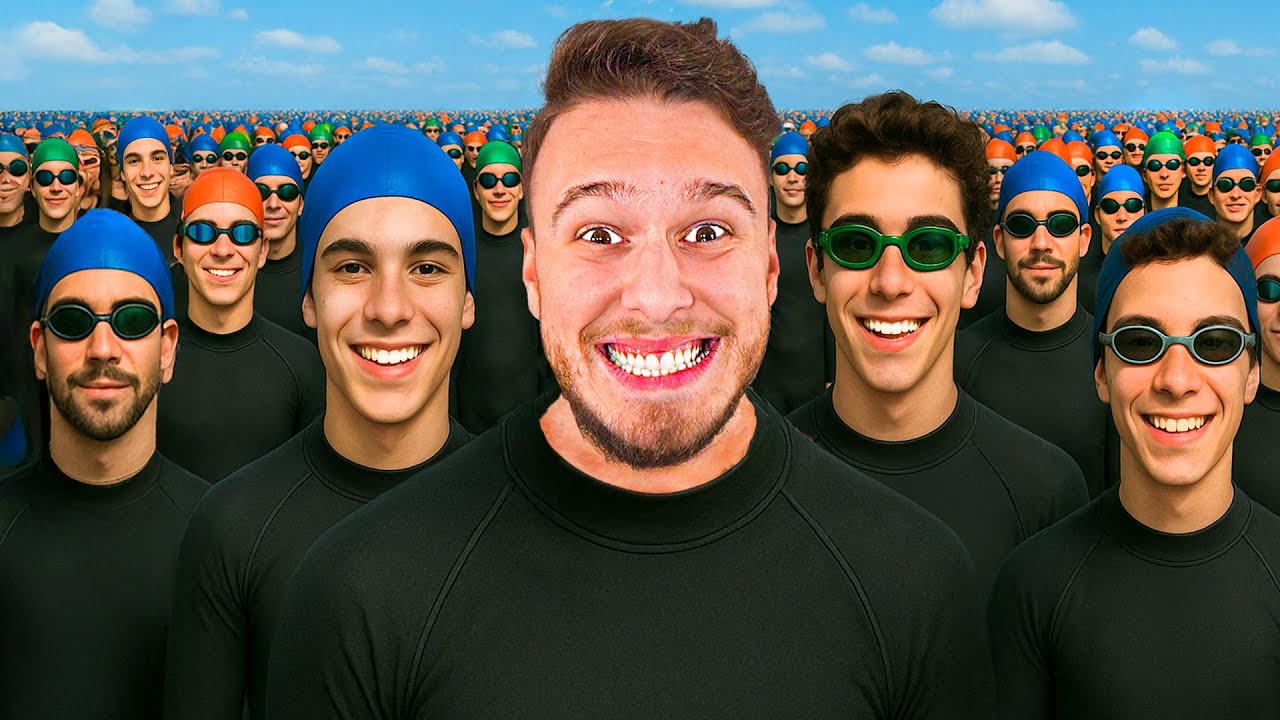 1000 Înotători Se Duelează Pentru $1,000 !