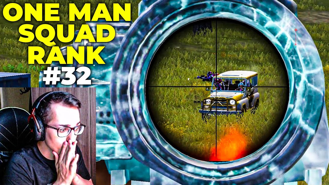 KENDİ EKİBİMLE KARŞILAŞTIM ! ONE MAN SQUAD RANK 32. BÖLÜM - PUBG MOBILE