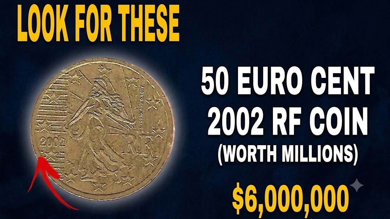 50 Euro Cent 2002 RF France Coin Value | Rare French Euro Coin Worth Checking