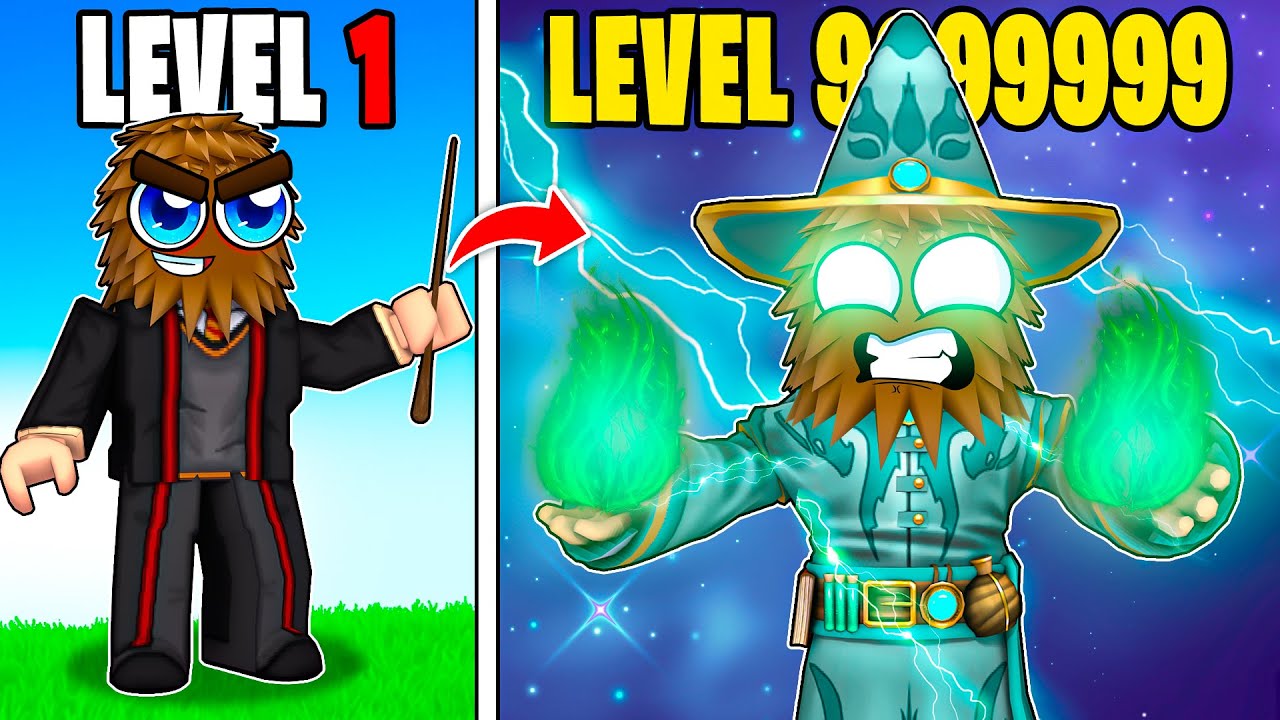 Becoming RIDICULOUSLY OP In Wizzard Clicker Simulator In Roblox