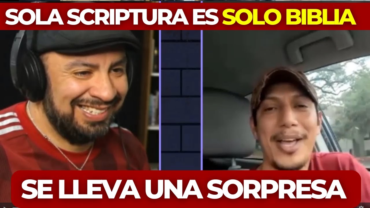 Protestante se lleva sorpresa en vivo!!!: Sola Scriptura es SOLO LA BIBLIA