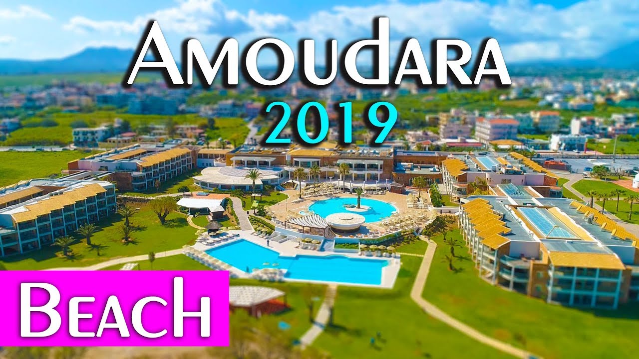 Amoudara Crete Greece The beach and hotels of amoudara