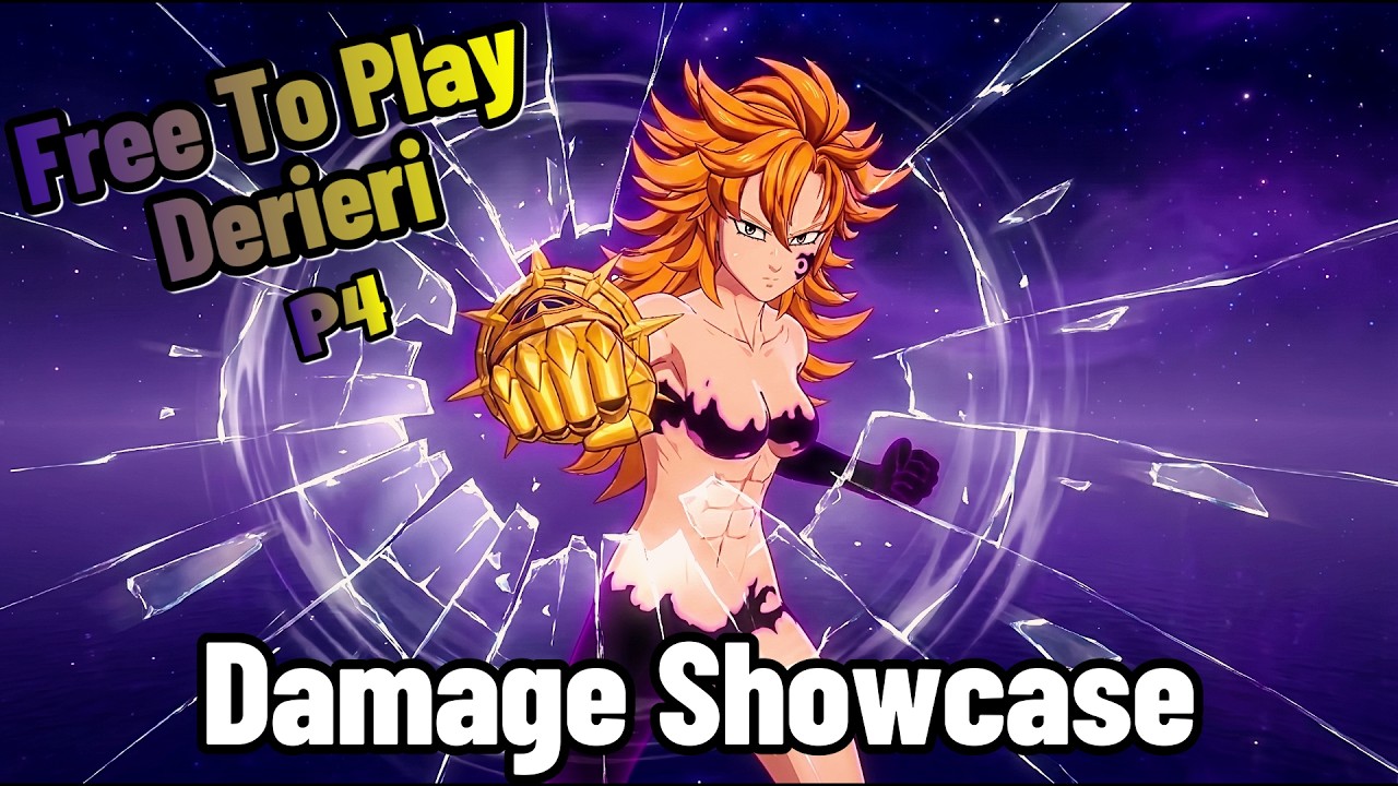 7DS Origin: F2P P4 Derieri Damage Showcase + Team & Gear Setup!