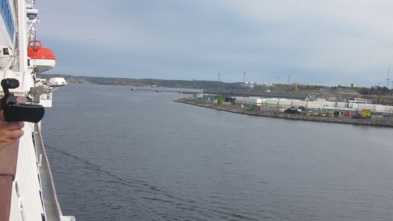 M/S Silja Serenade Departing Stockholm announcement