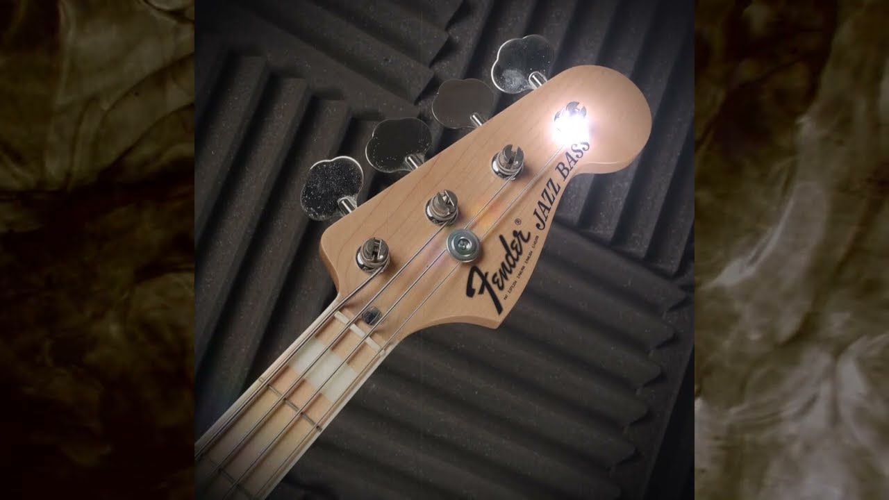 Funky Bass backing track jam E