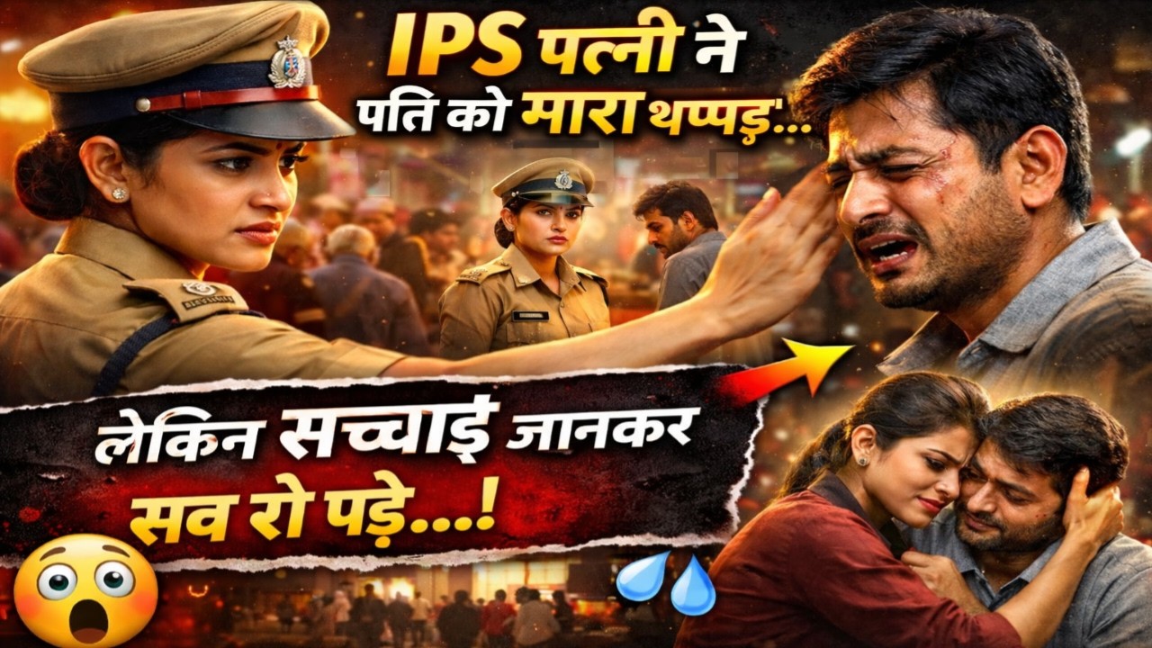  IPS पत्नी ने पति को मारा थप्पड़… पर पीछे छुपी सच्चाई ने पूरे शहर को रुला दिया