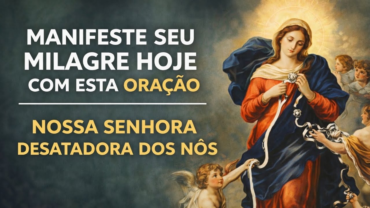 🙏ORAÇÃO MILAGROSA A NOSSA SENHORA DESATADORA DOS NÓS PARA RESTAURAÇÃO URGENTE | REZE UMA VEZ 