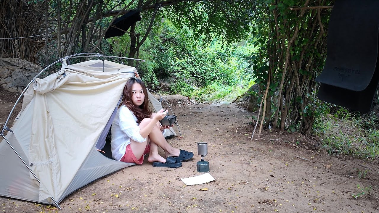조용하고 구석진 시골 바닷가 마을 찾아가서 캠핑하기