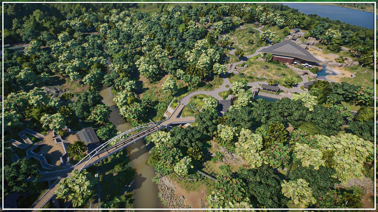 Touring One of the Most Realistic Wildlife Parks Ever Made in Planet Zoo