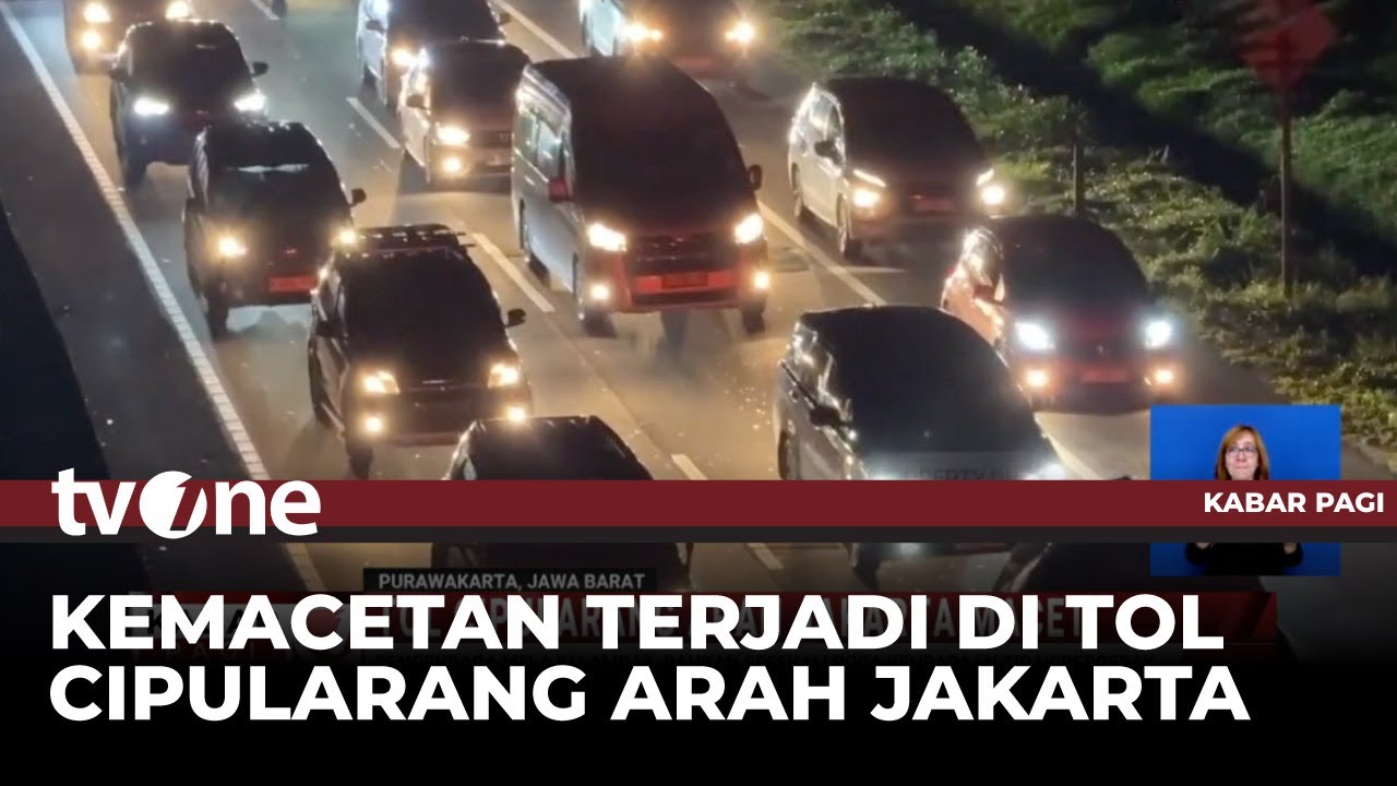 Arus Balik Nataru, Tol Cipularang Macet | Kabar Pagi