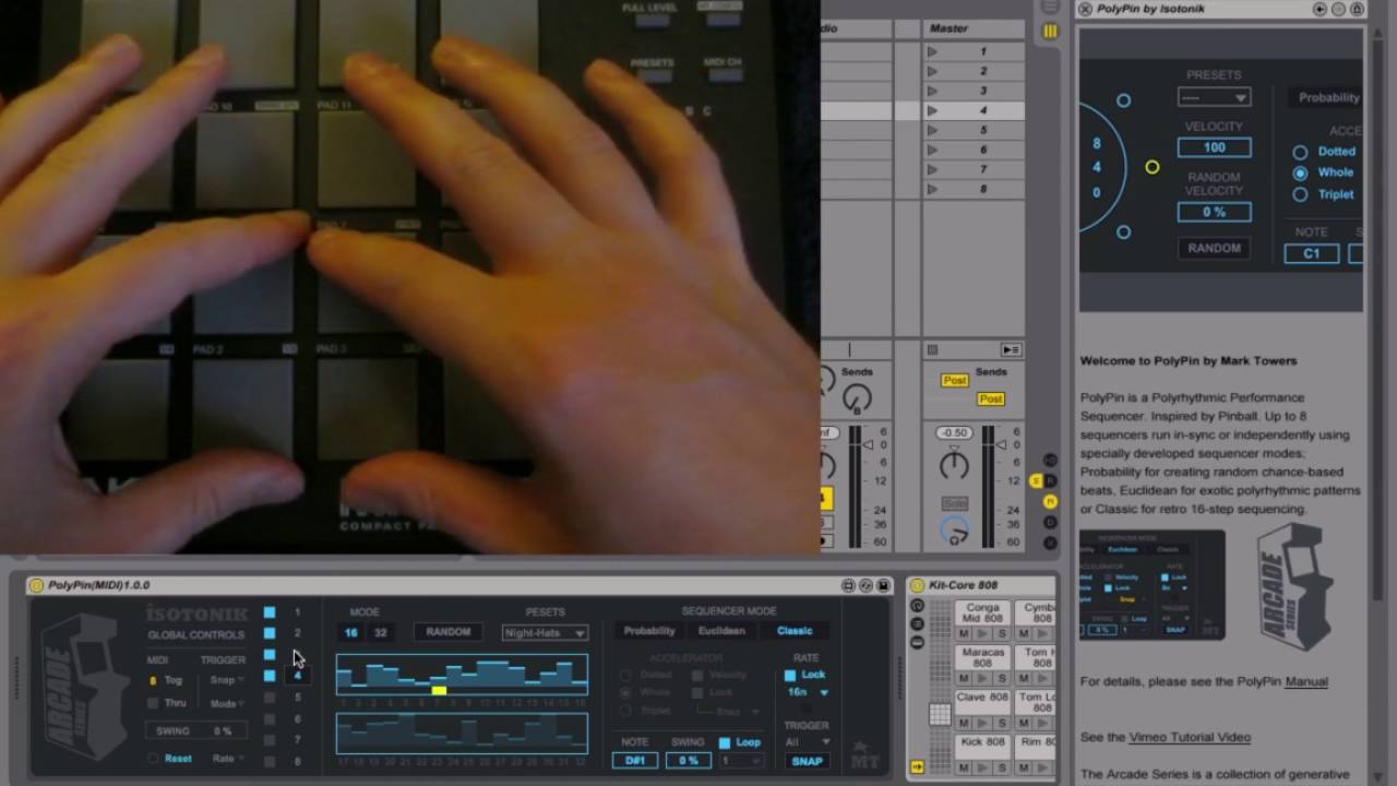Arcade Series - PolyPin - Universal MIDI Version