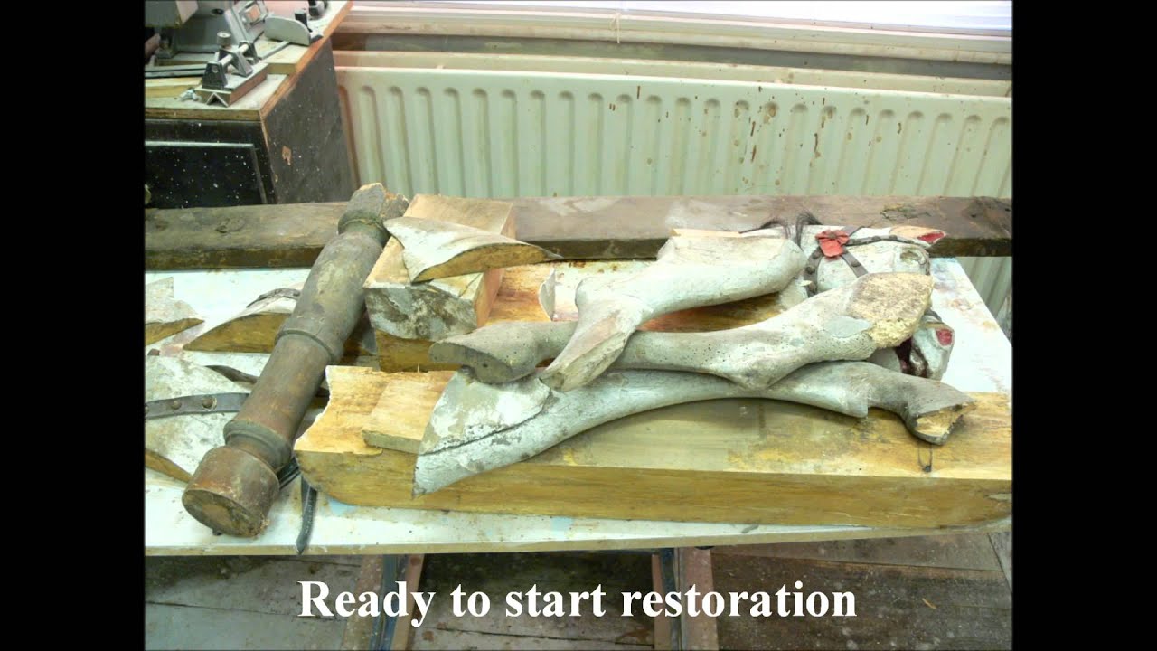 Rocking Horse Restoration by Classic Rocking Horses. No1 - Restoring a SWAN Rocking Horse