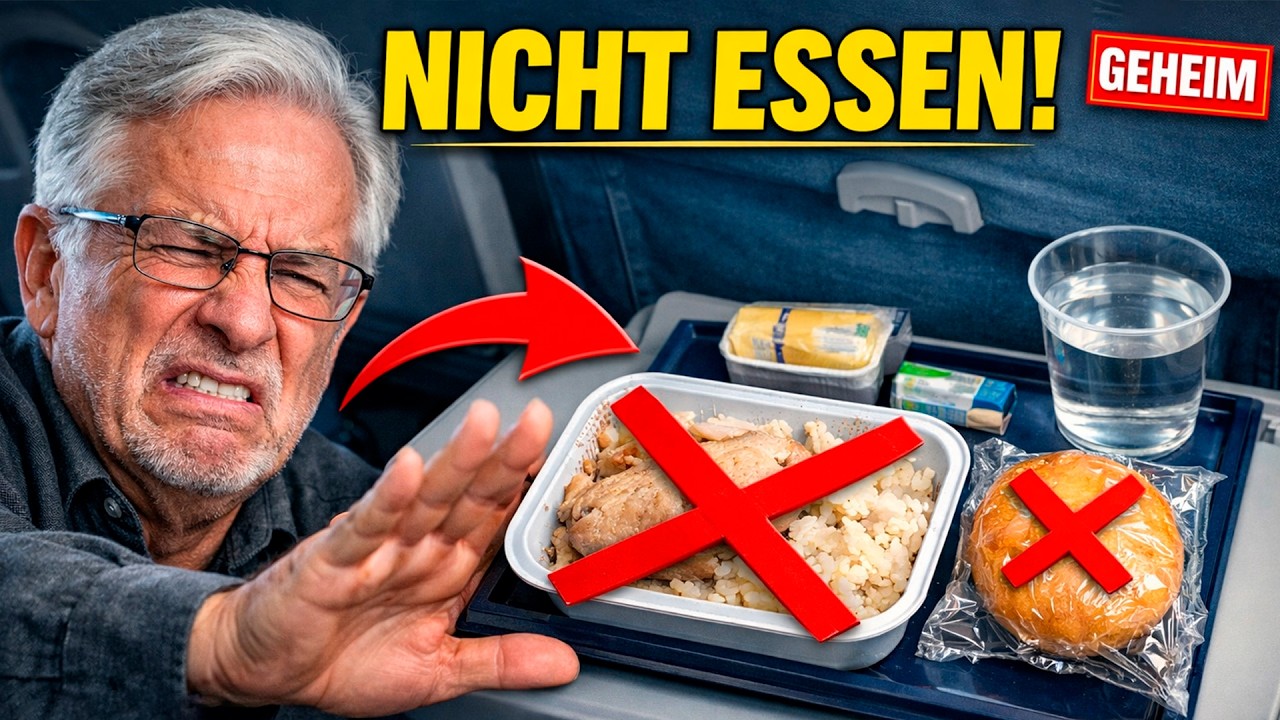 Was Sie an Bord NICHT essen sollten 8 Geheimnisse der Bordverpflegung, die Airlines VERBERGEN
