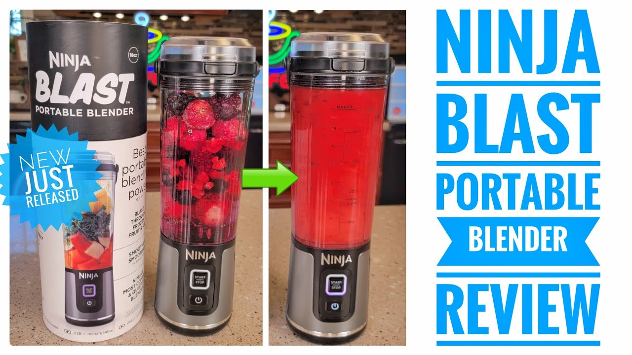 Ninja BLAST Battery Powered Rechargeable USB-C Portable Blender Smoothie Maker Review   I LOVE IT!!!