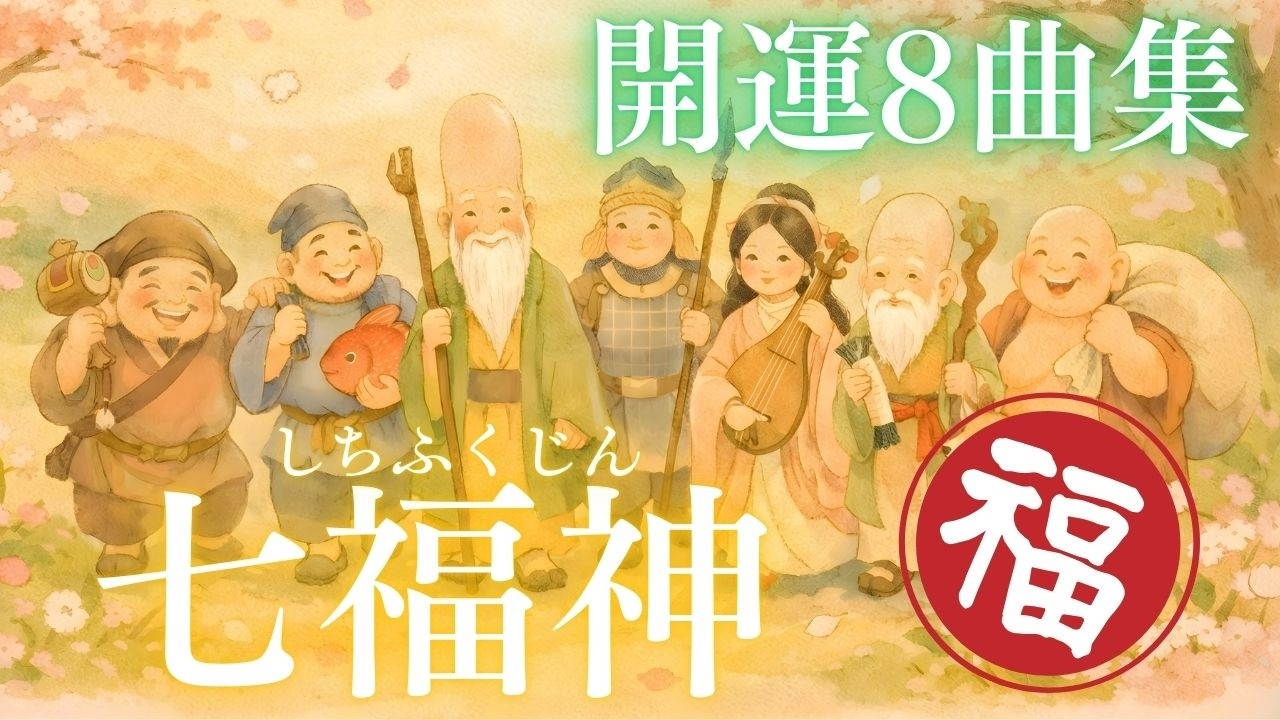 【完全版】七福神全曲まとめ｜金運・仕事運・福徳を呼び覚ます開運音楽集🎧 – Fortune & Blessings Collection