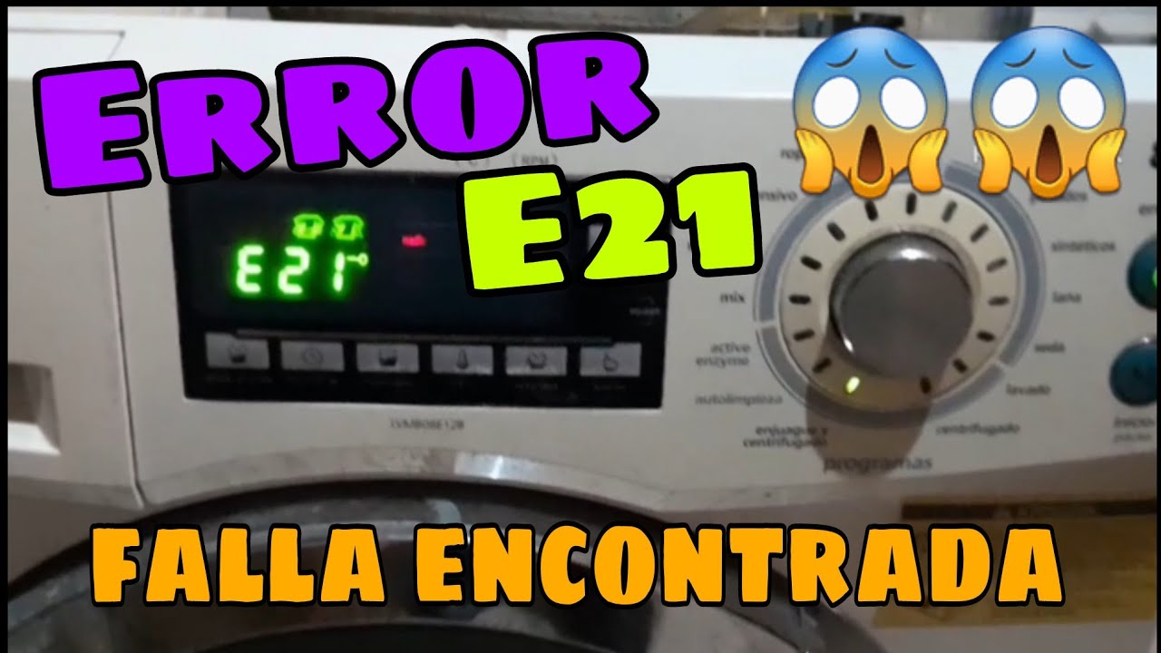 ERROR  E21 LAVADORA MABE 👆👆😮‍💨