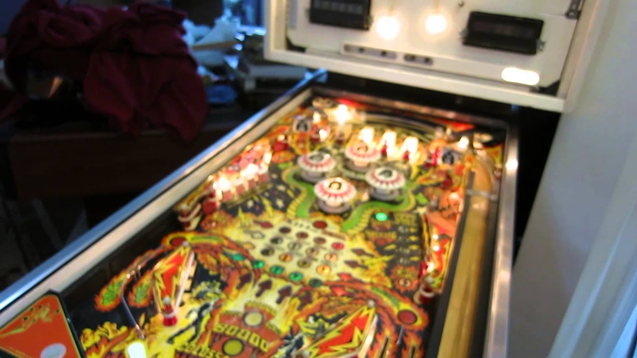 Bally KISS Pinball machine started up first time in 25 years