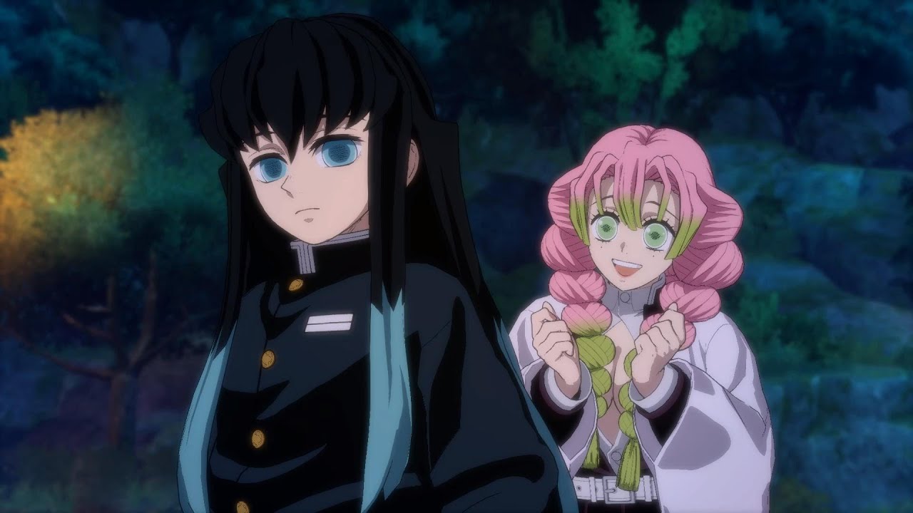 Muichiro Tokito VS Zenitsu Agatsuma (Ent. District)- Demon Slayer Kimetsu no Yaiba - The Hinokami 8