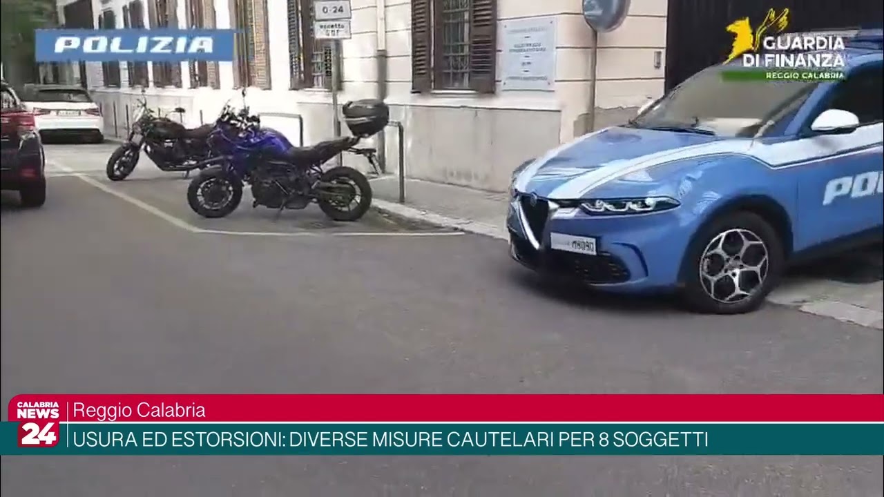 Reggio Calabria - USURA ED ESTORSIONI: DIVERSE MISURE CAUTELARI PER 8 SOGGETTI