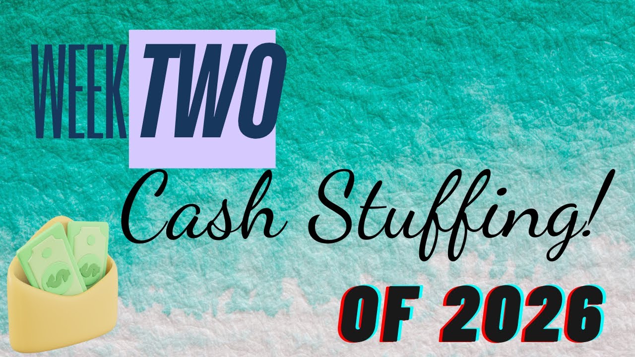 Wk 2 Jan 2026 Let's stuff more challenges! 💸💵 #aussiestuffer  #cashstuffing #savingschallenges2026