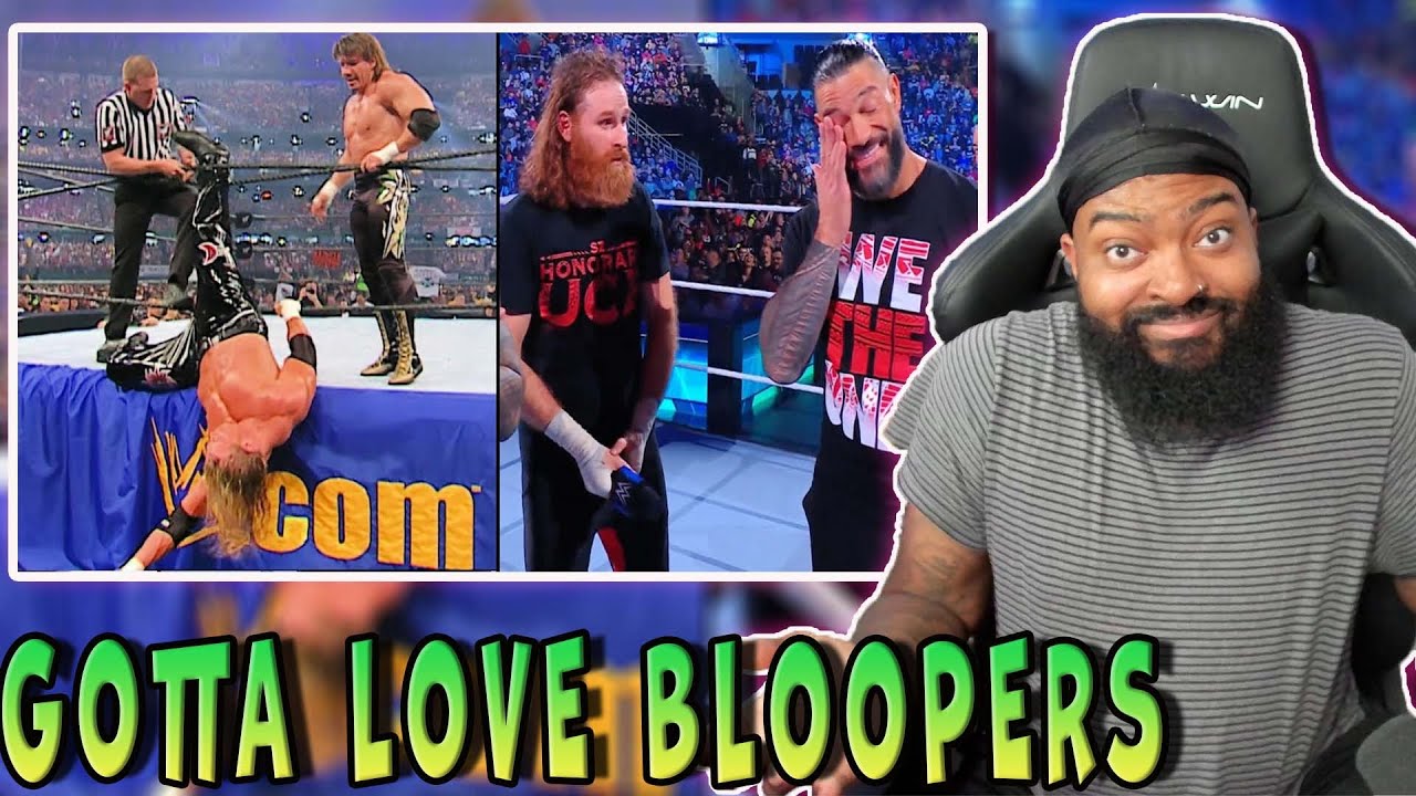 ROSS REACTS TO 20 MINUTES OF WWE BLOOPERS CAUGHT ON LIVE TV