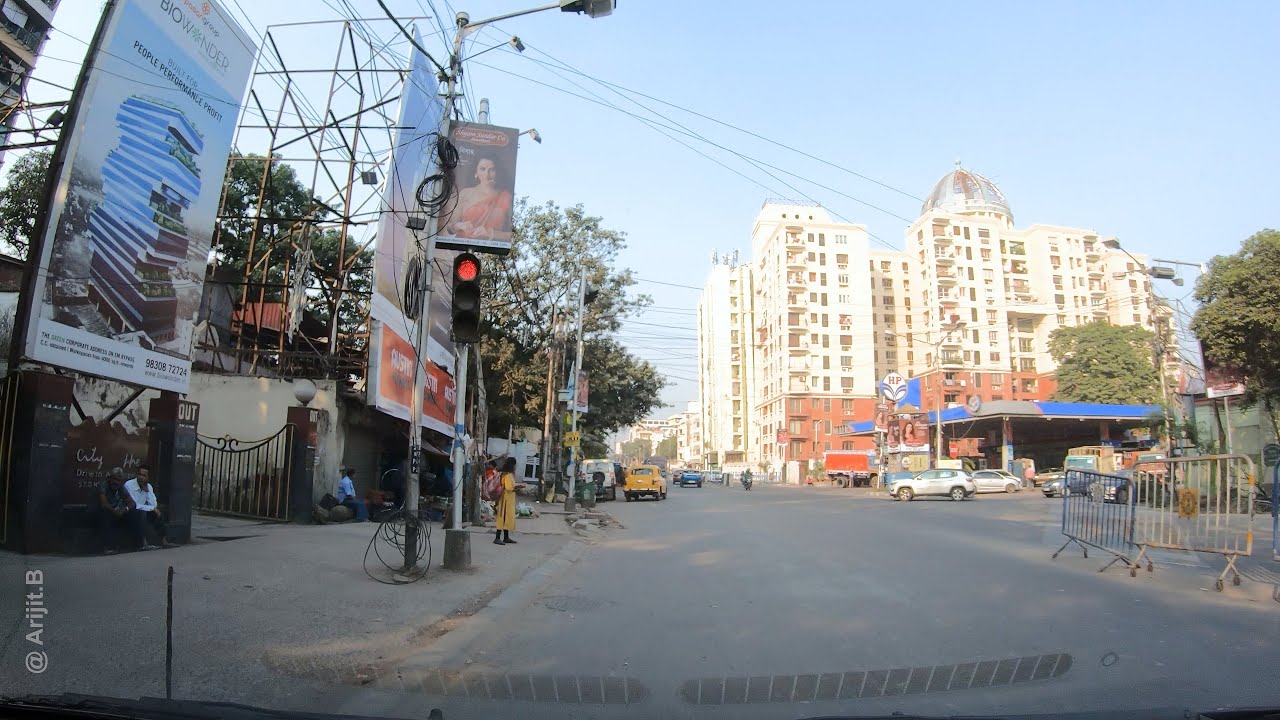 Garden Reach To Alipore via the Flyover (North East Bound Lane)  - South West Side -  Kolkata