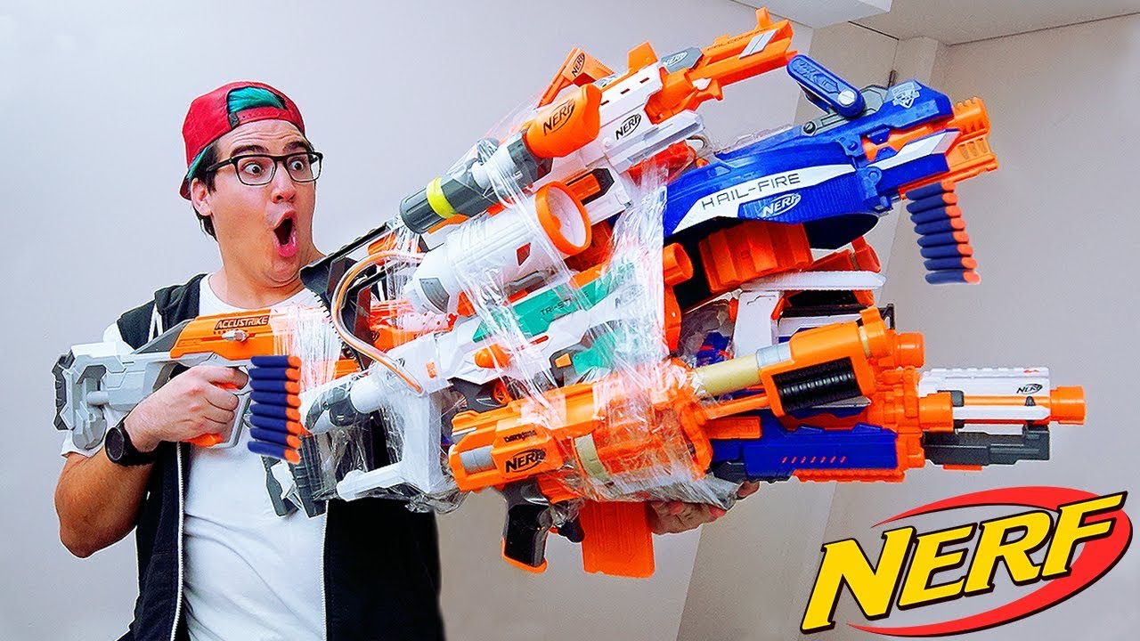A MAIOR NERF DO MUNDO ! ( 10KG )
