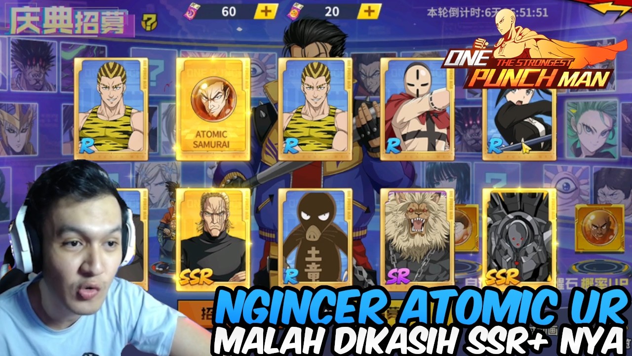 GACHA 240 TIKET DI BANNER EVENT UR !!! DAPET APA AJA NIH KIRA KIRA - x7game - OPM The Strongest