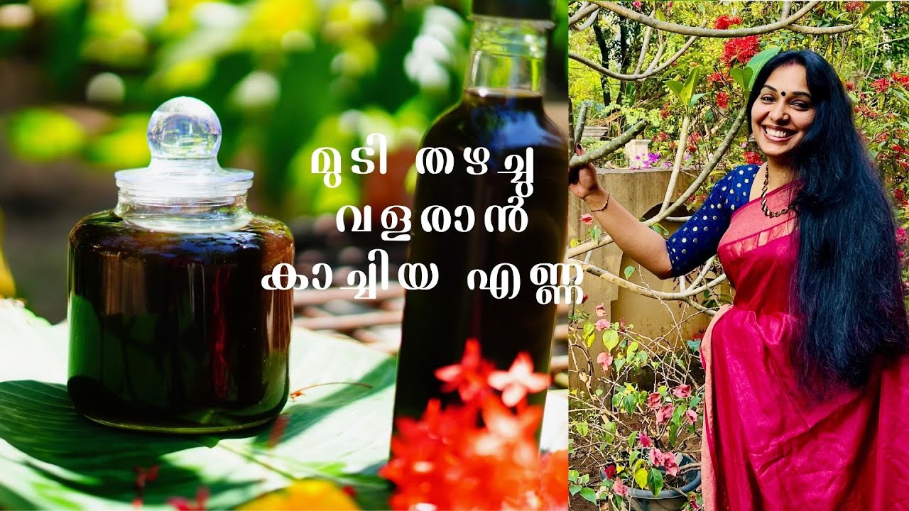 മുടി തഴച്ചു വളരാൻ കാച്ചിയ എണ്ണ | മുത്തശ്ശി വൈദ്യം| Kerala Traditional Herbal Hair Oil |Ep:911