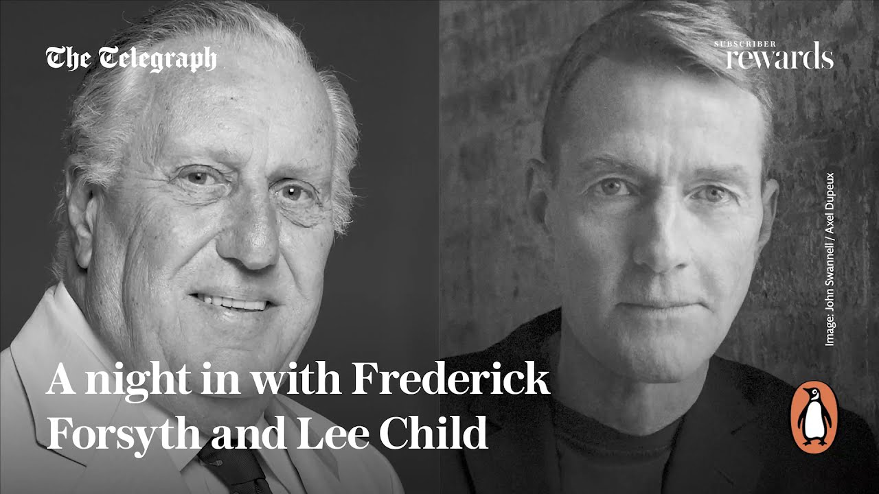 A night in with Frederick Forsyth and Lee Child