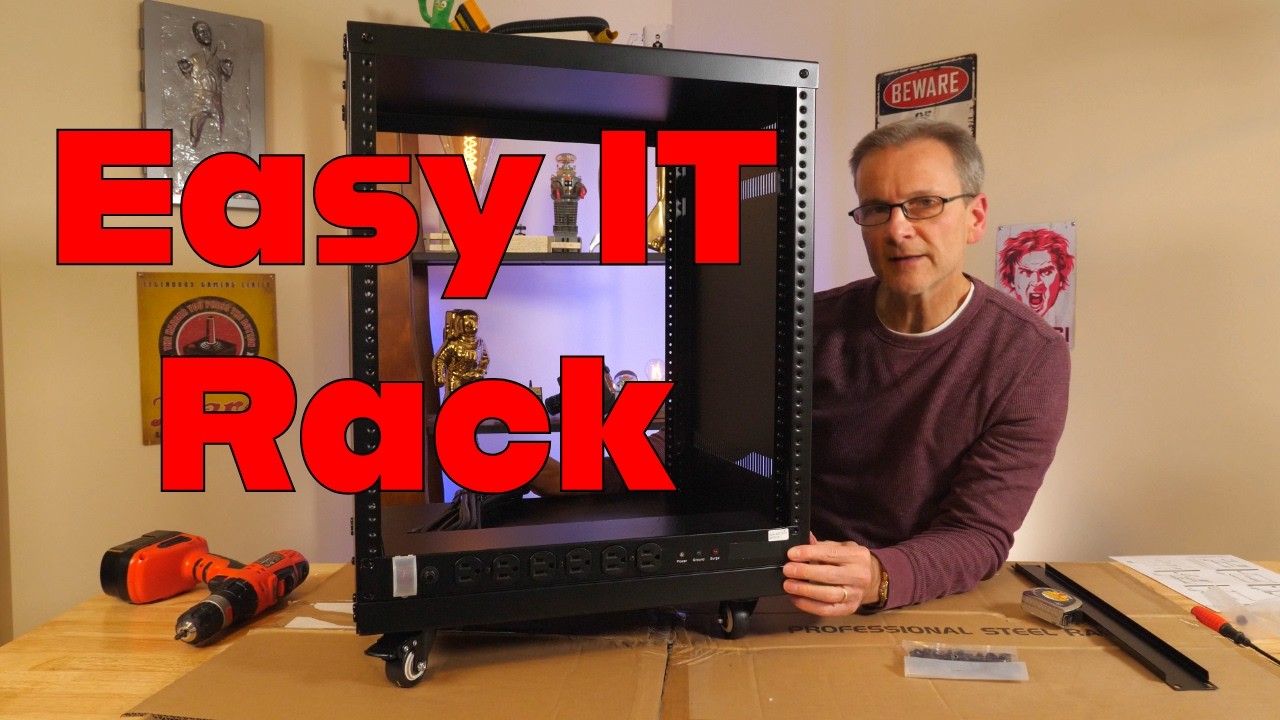 Easy IT Rack or AV Rack for Home or Small Office - Review of Ktaxon 12U Rack
