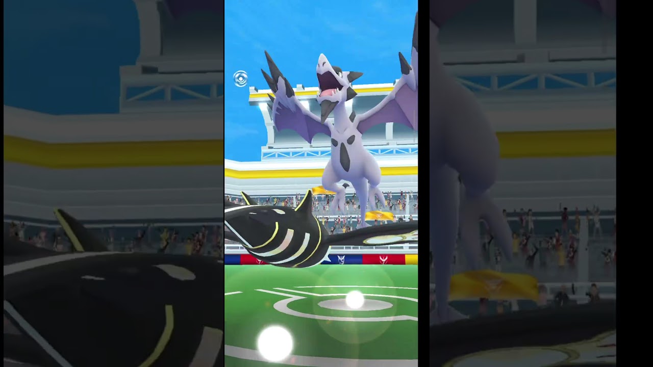 Attempting to Solo Mega Aerodactyl 😱😱🫣 #pokemongo #mobilegame