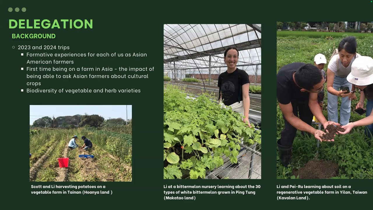 Agroecology & Food Sovereignty Across the Pacific: An International Farmer-to-Farmer Exchange