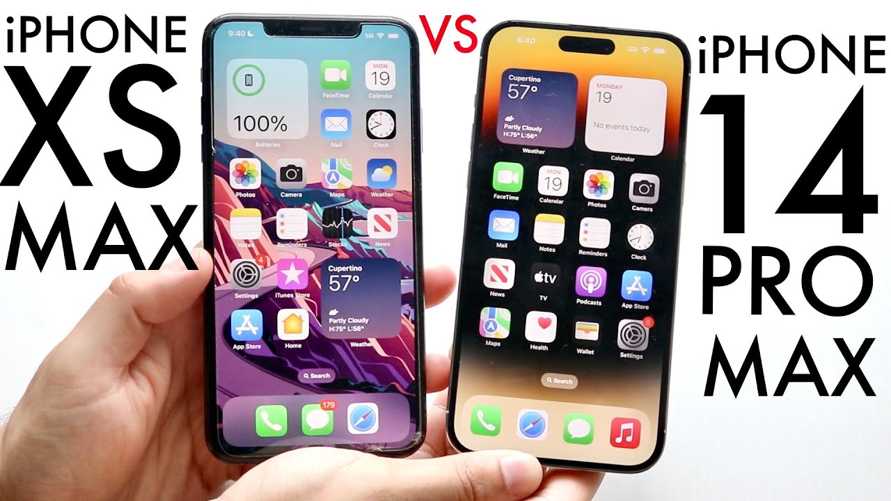 iPhone 14 Pro Max Vs iPhone XS Max! (Comparison) (Review)