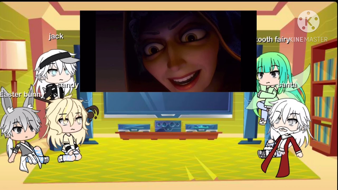 Rise of the guardians react to Disney princess