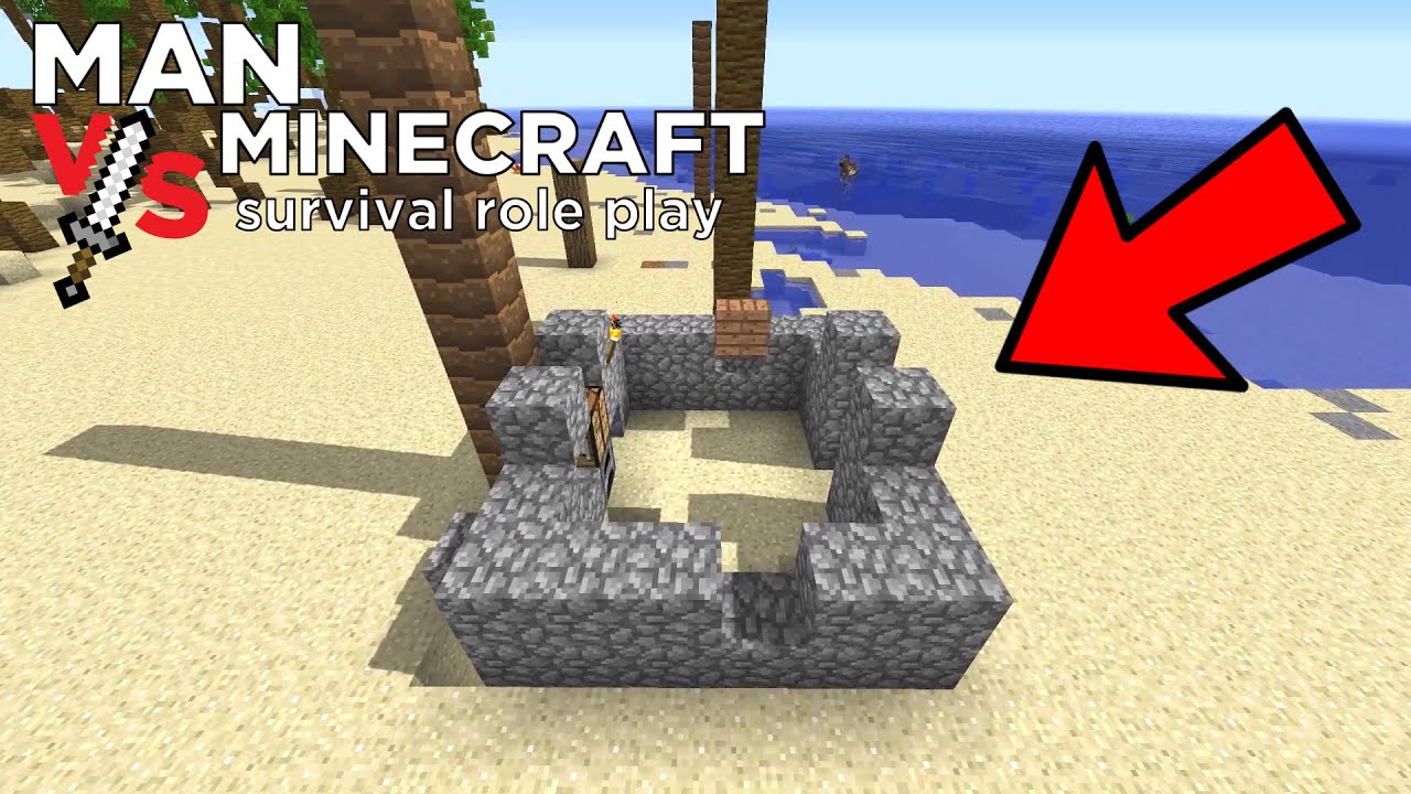 Tornado Wrecked My Base and I Lost Everything | Man vs Minecraft - Part 9 | Survival Role-play