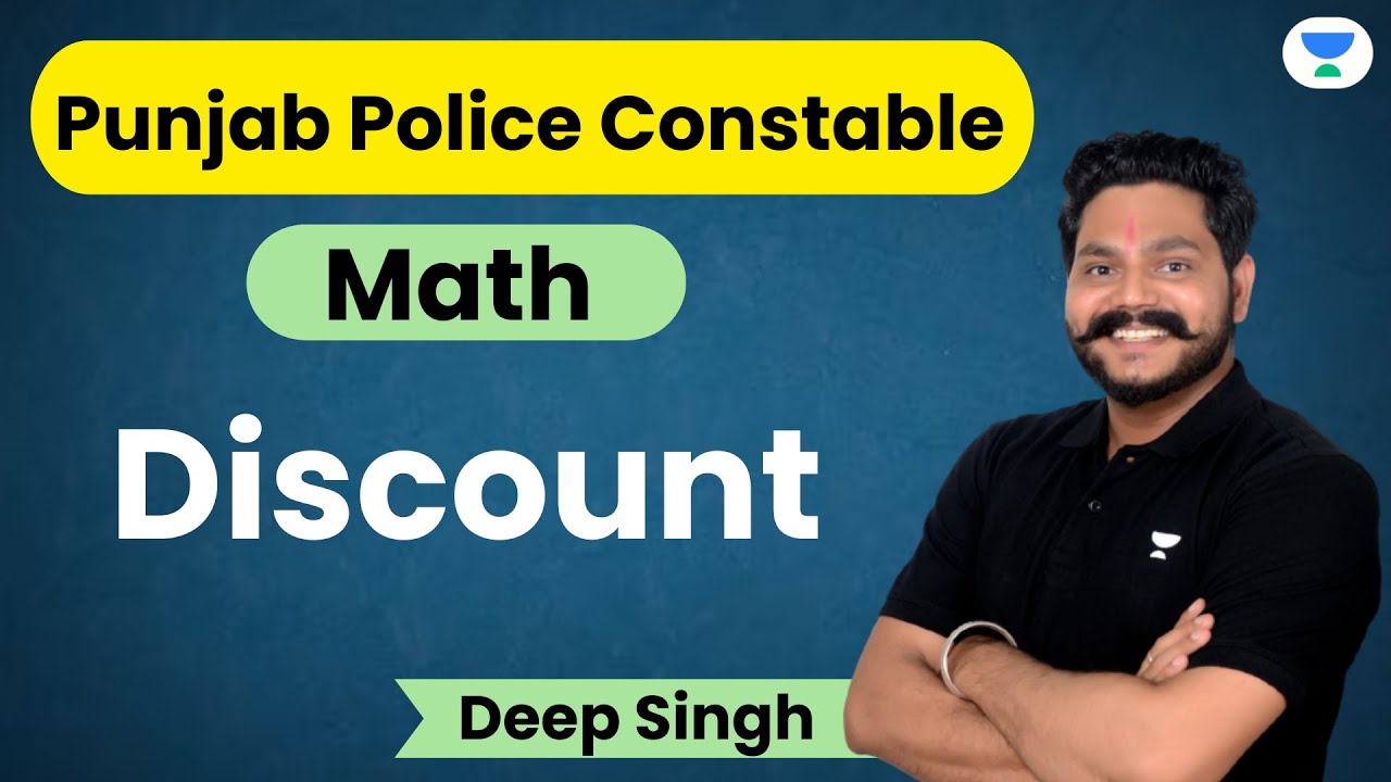 Discount | Maths For Punjab Police Constable | Deep Singh