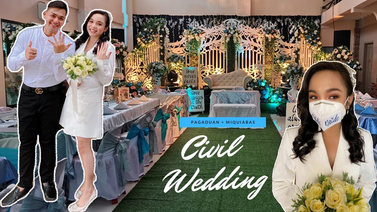 INTIMATE CIVIL WEDDING AMIDST THE PANDEMIC 💐🔔 | Pagaduan + Miquiabas 💏