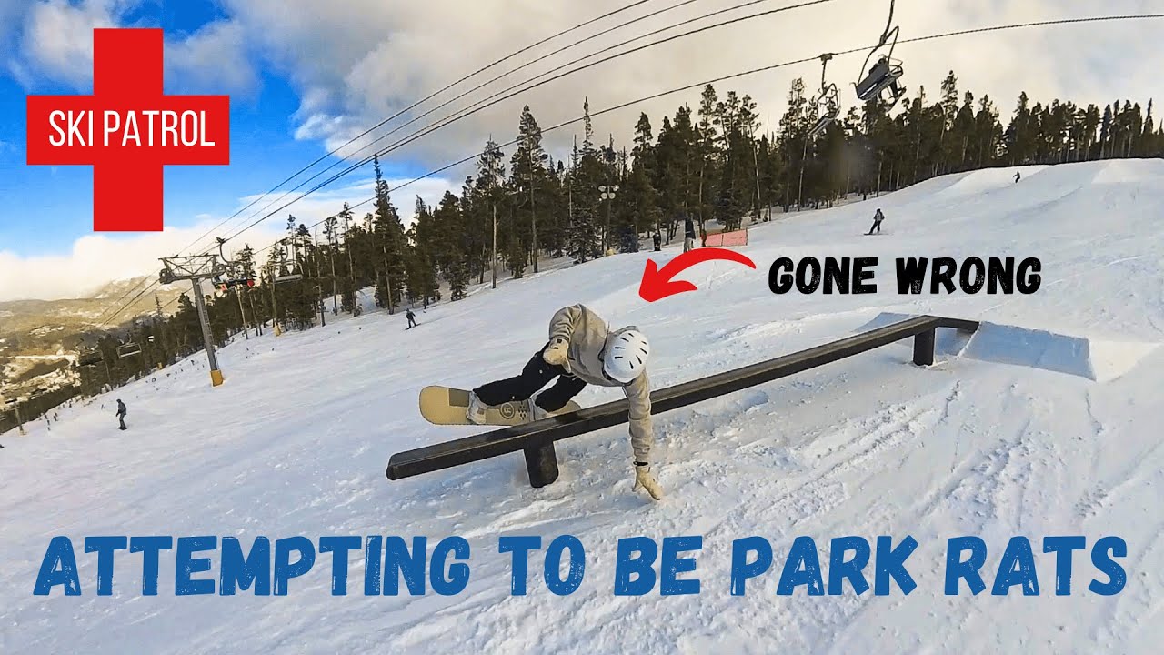 Tree Riders Try the Terrain Park - Shredding Something New!