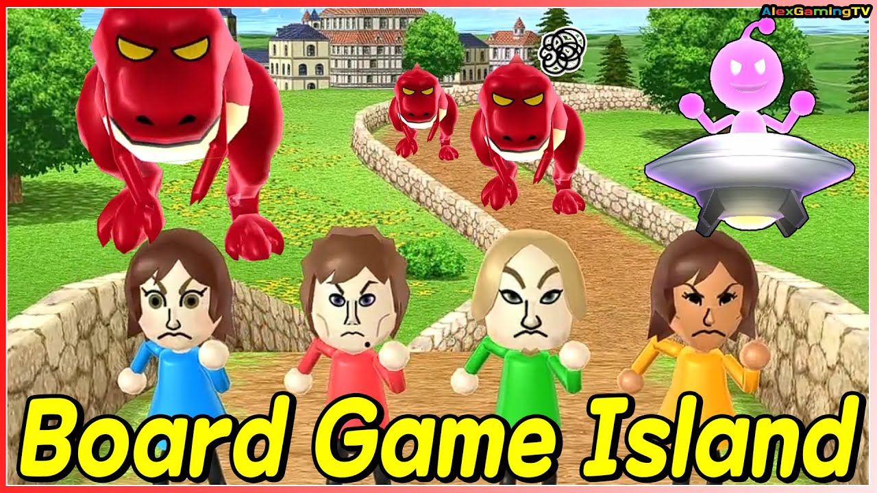 Wii Party - Board Game Island (Master com) Donna vs Pierre vs Eddy vs Yoko | AlexGamingTV