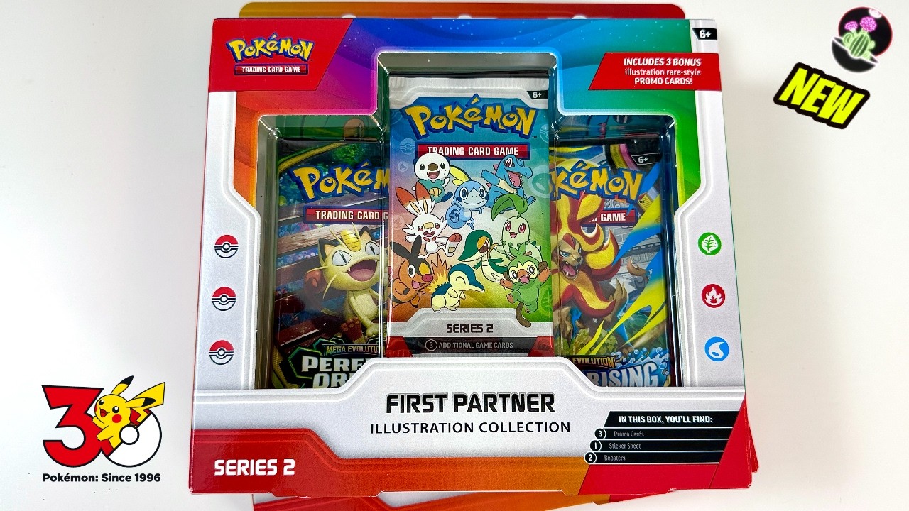&laquo;НОВИНКА&raquo; Распаковка наборов Pokemon 30th Anniversary First Partner Illustration Collection Series 2