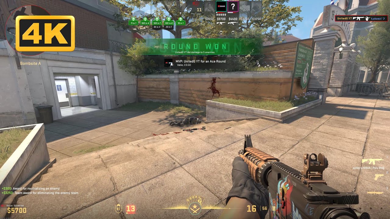 Counter Strike 2 Gameplay 4K (No Commentary)