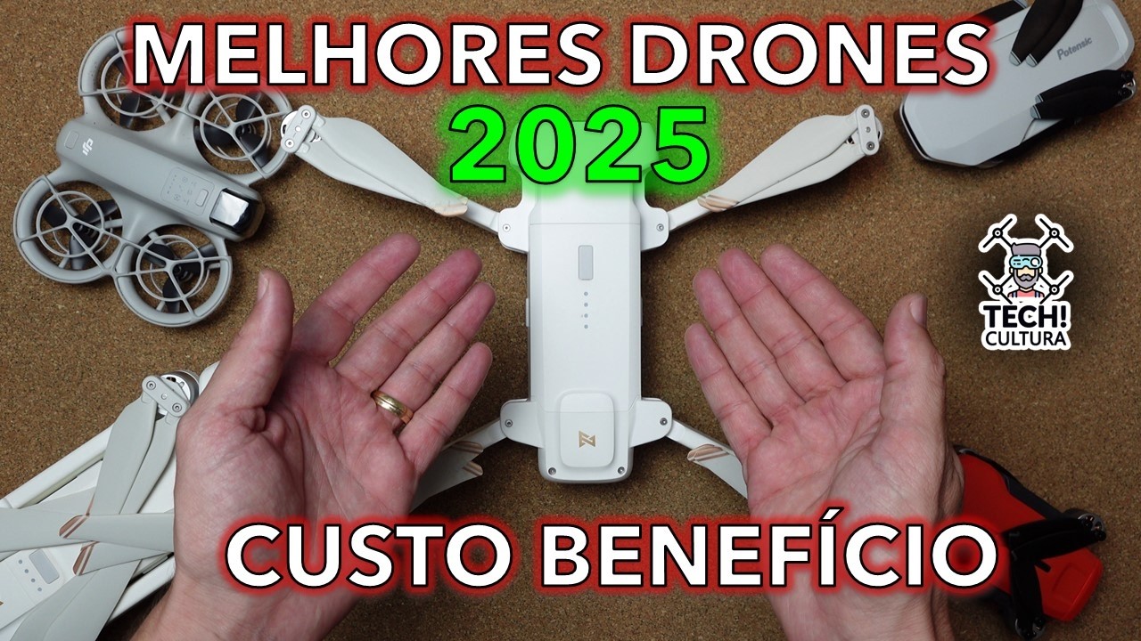 Melhores Drones Custo Benefício 2025 - Só drone bom e barato! Best budget drone 2025!