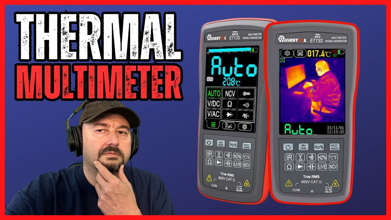 Mustool MS13S IR Camera and Multimeter