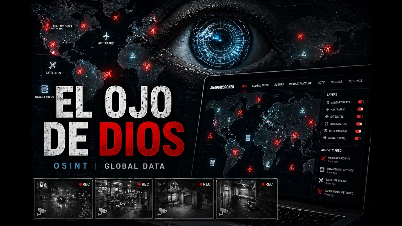 Shadowbroker: El &ldquo;Ojo de Dios&rdquo; del OSINT (Monitoreo Global en Tiempo Real)