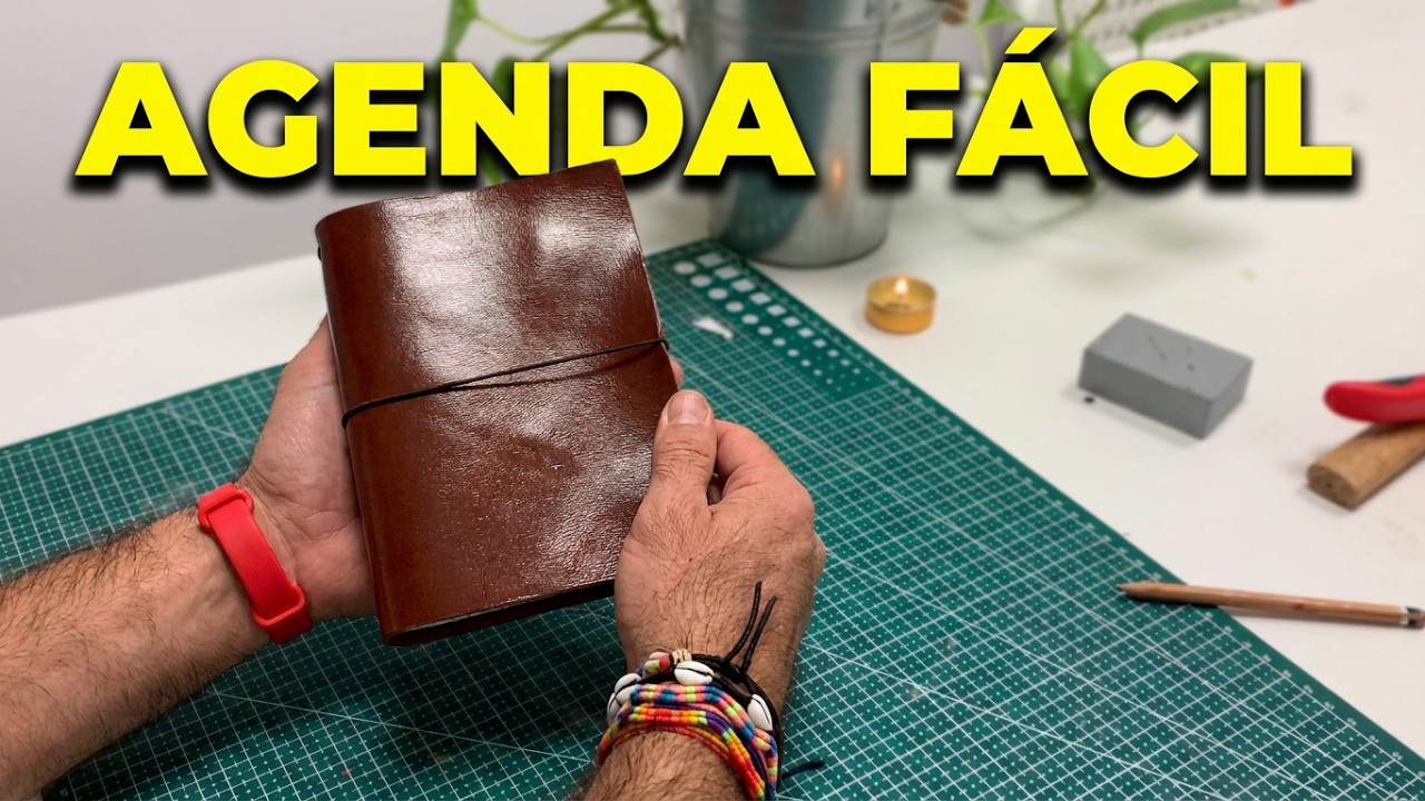 CÓMO ENCUADERNAR TU AGENDA FACIL EN 3 PASOS.IMPRIME Y ENCUADERNA Y GUARDA FACIL#encuadernacion 📚📚🪡📕